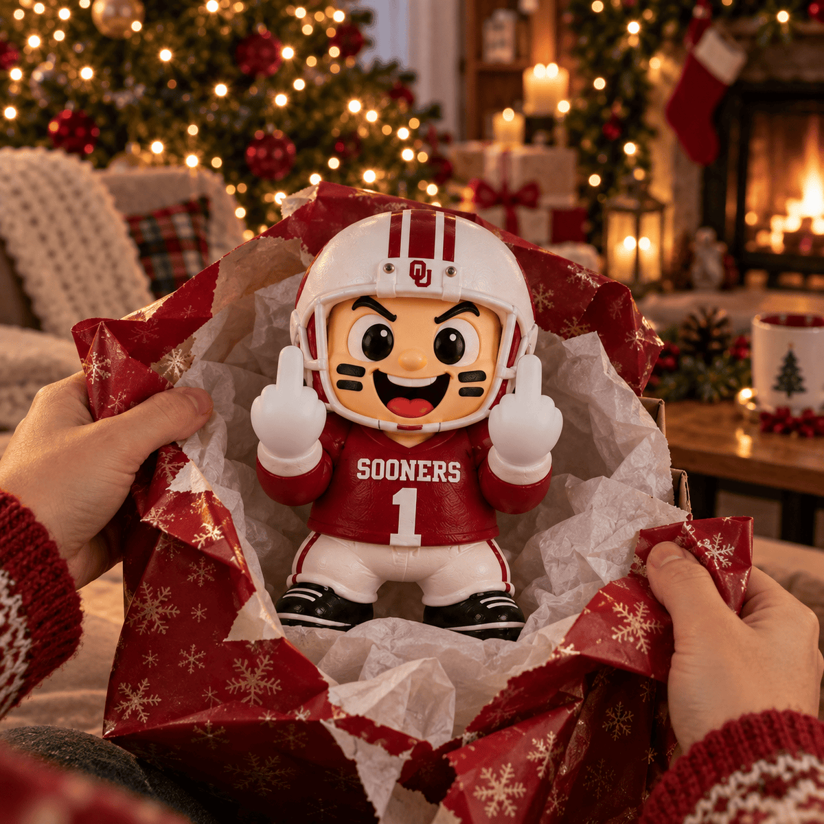 OSN Premium Christmas Middle Finger Character Light NTTB