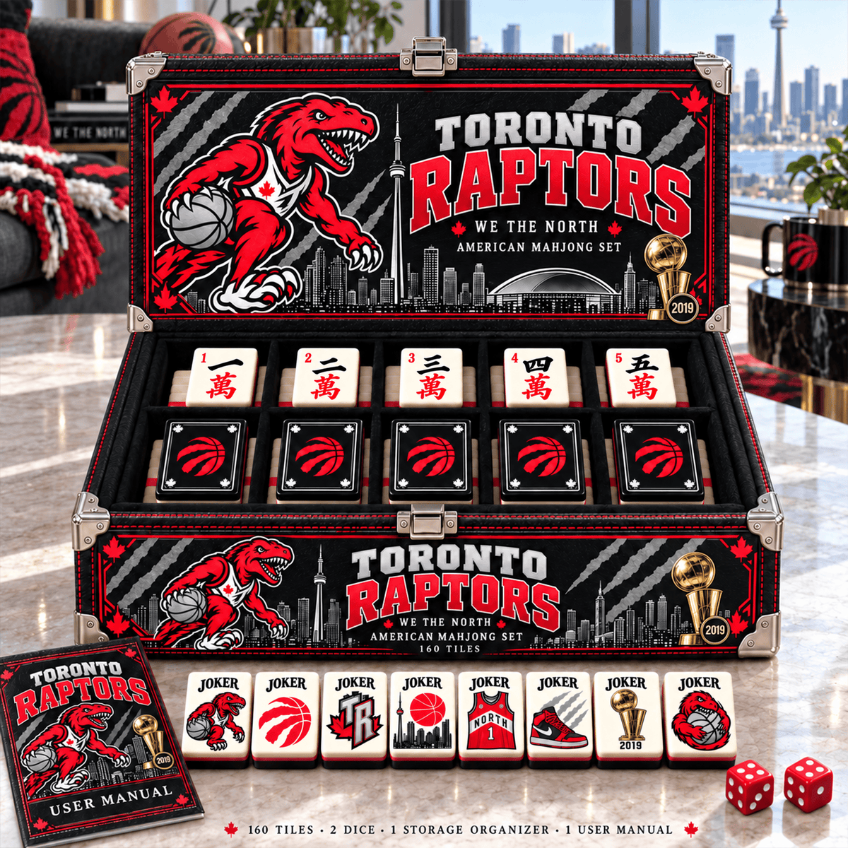Premium TRT Mahjong Tiles Set PVNA