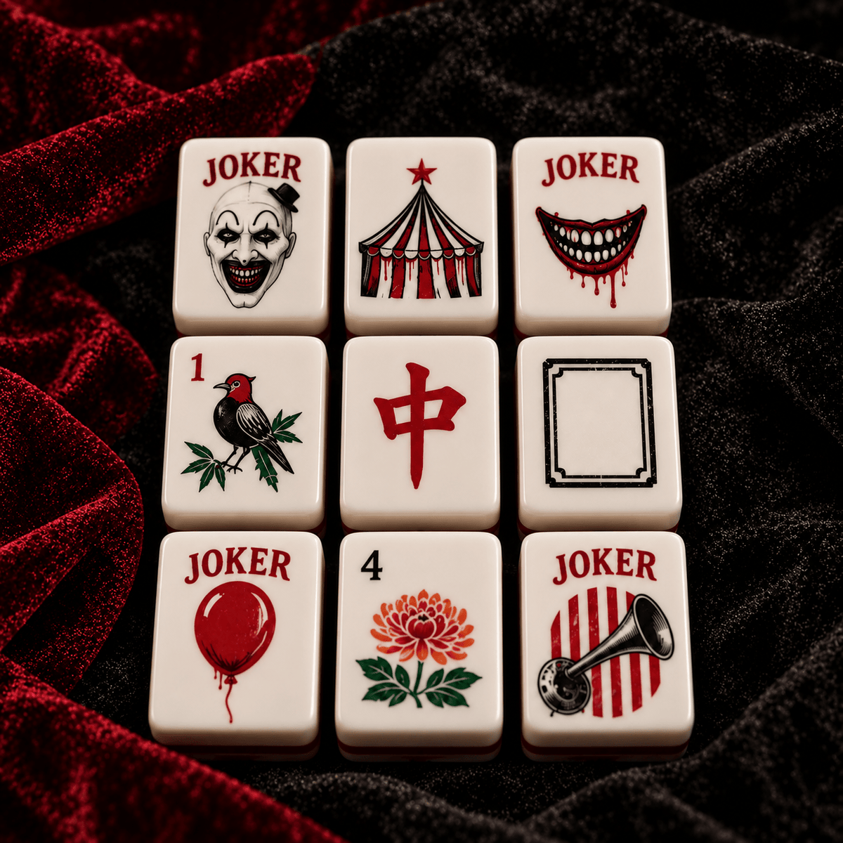 Premium TEF Mahjong Tiles Set TNSM