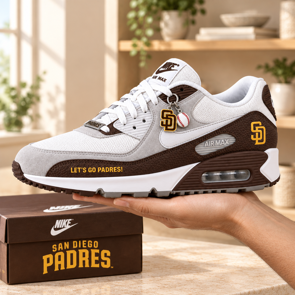 San Diego Padres Premium Low-Top Sneakers