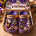 MNV Premium Christmas Glitter Charm Clogs NTTB
