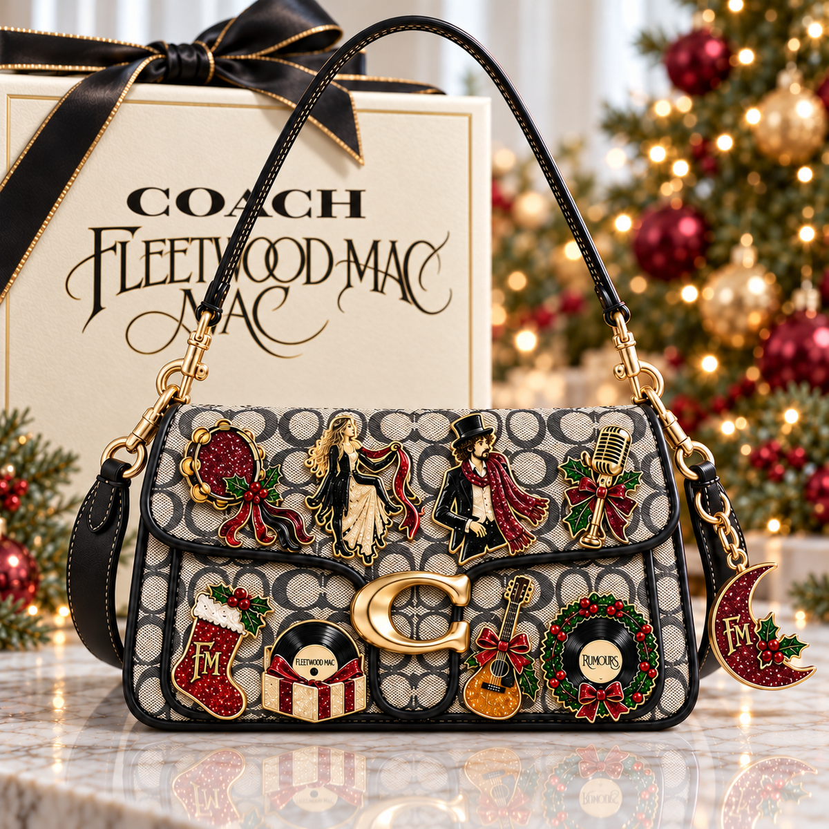 Premium FLM Noel Shoulder Cross With Charm NPL
