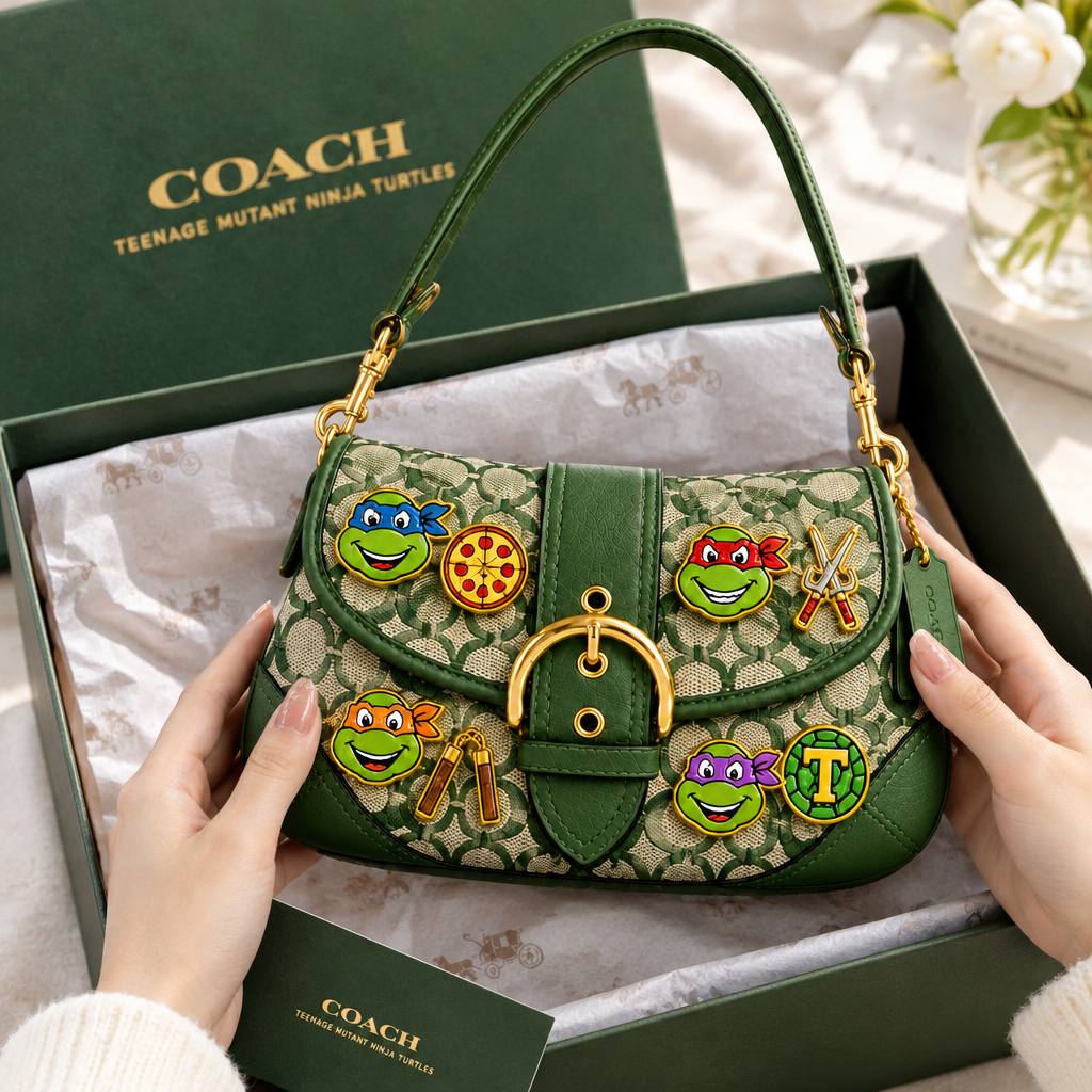 Ninja Turtles Soho Bag With Charm